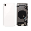 IPhone XR Complete Back Cover Glass with Frame - White