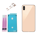 IPhone XS Max Complete Back Cover Glass with Frame - Gold