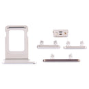 IPhone 12 Pro Sim Card Holder + Side buttons - White