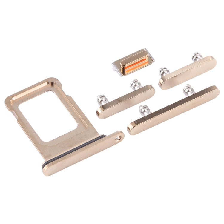 IPhone 12 Pro Sim Card Holder (Dual) + Side buttons - Gold