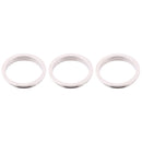 IPhone 12 Pro Max Metal Protector Hoop Ring for Camera (3 pcs) - Silver