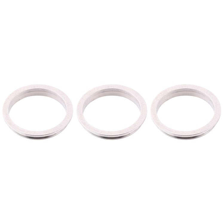 IPhone 12 Pro Max Metal Protector Hoop Ring for Camera (3 pcs) - Silver